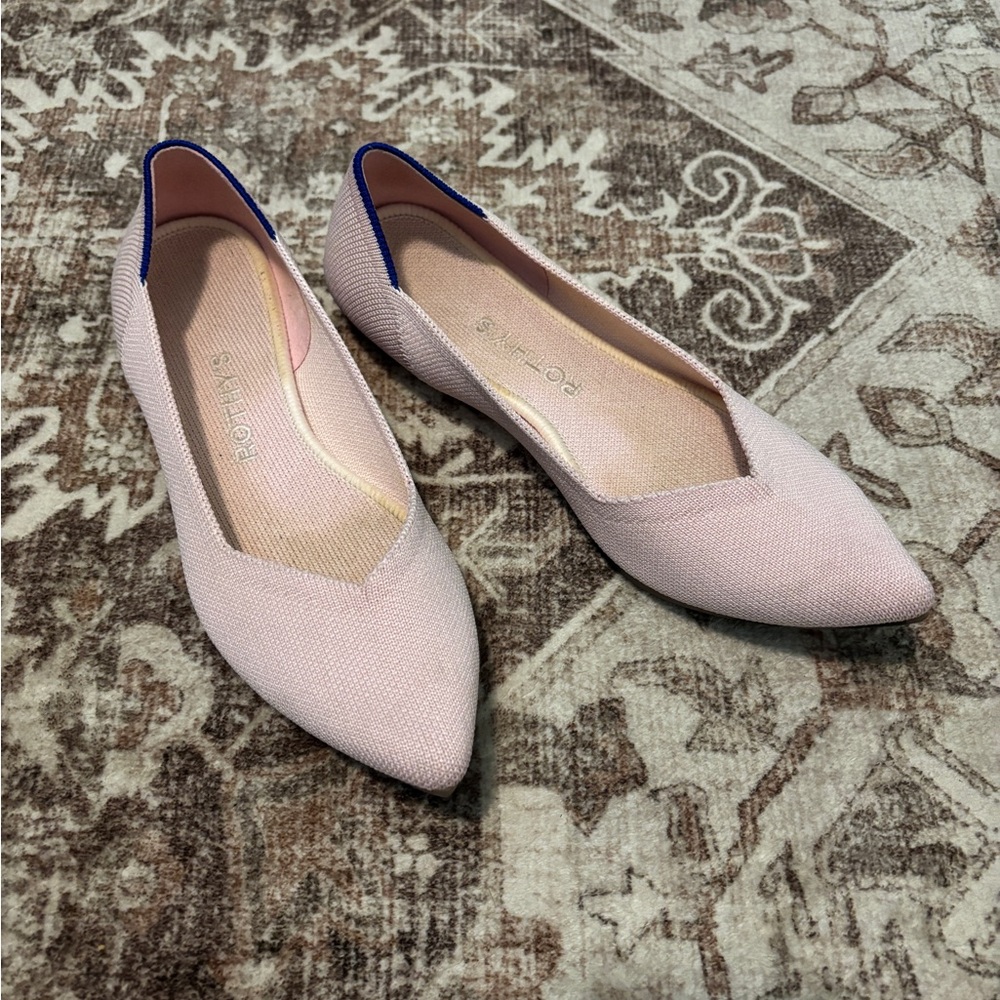 Rothy's Light Pink Blush Women's Flats
